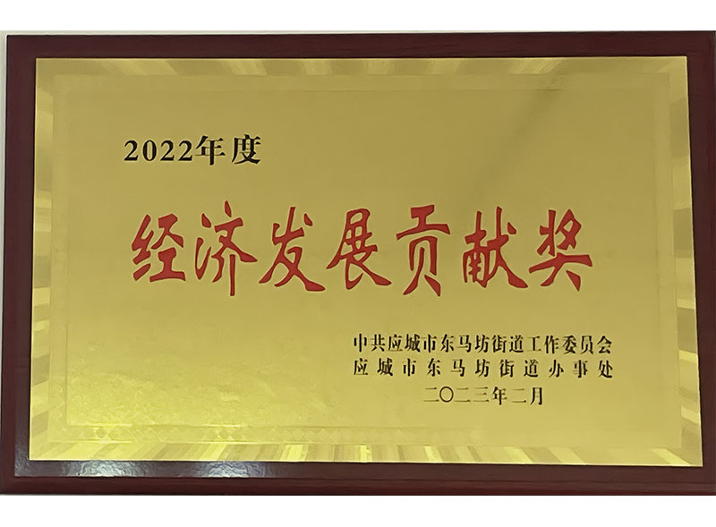 2022年度經(jīng)濟(jì)發(fā)展貢獻(xiàn)獎(jiǎng)